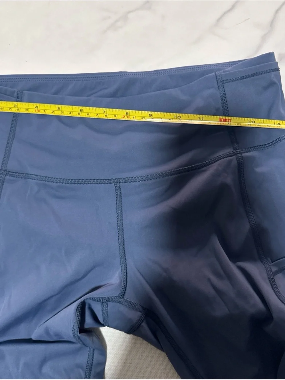 lululemon athletica Navy Blue Athletic Leggings with Side Pockets